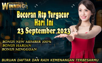 Bocoran Rtp Tergacor Hari Ini 23 September 2023