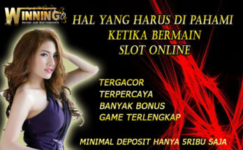 Hal Yang Harus Di Pahami Ketika Bermain Slot Online